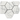UV12 Lightning White 3" Hexagon Ceramic Mosaic, UV123HEXMSLWMT