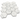UV12 Lightning White 3" Hexagon Ceramic Mosaic, UV123HEXMSLWMT