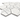 UV12 Lightning White 3" Hexagon Ceramic Mosaic, UV123HEXMSLWMT